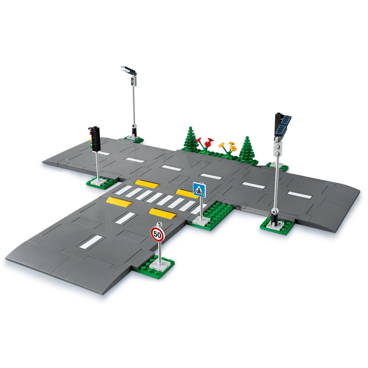 LEGO 60304 City Straßenkreuzung mit Ampeln, Konstruktionsspielzeug