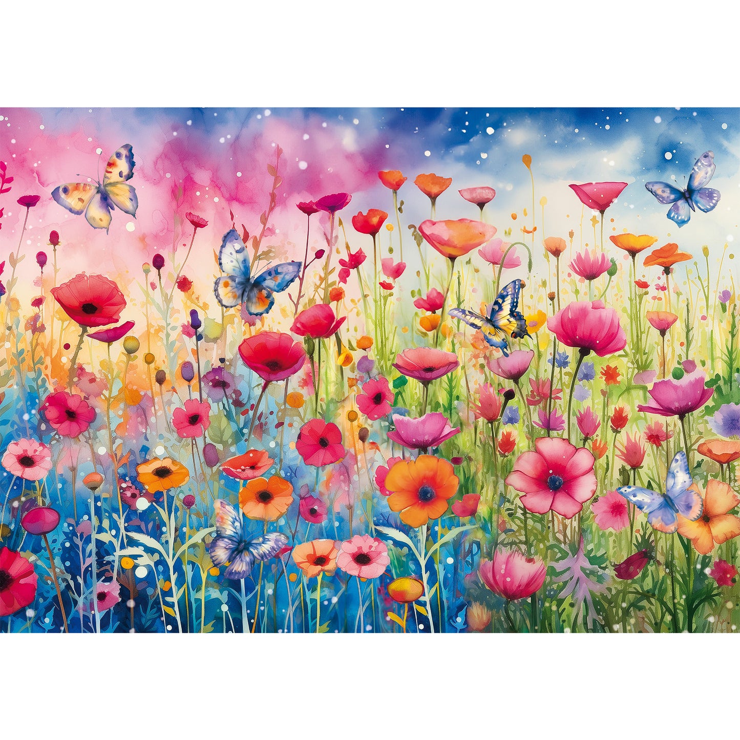 Mohnblumenwiese, Puzzle