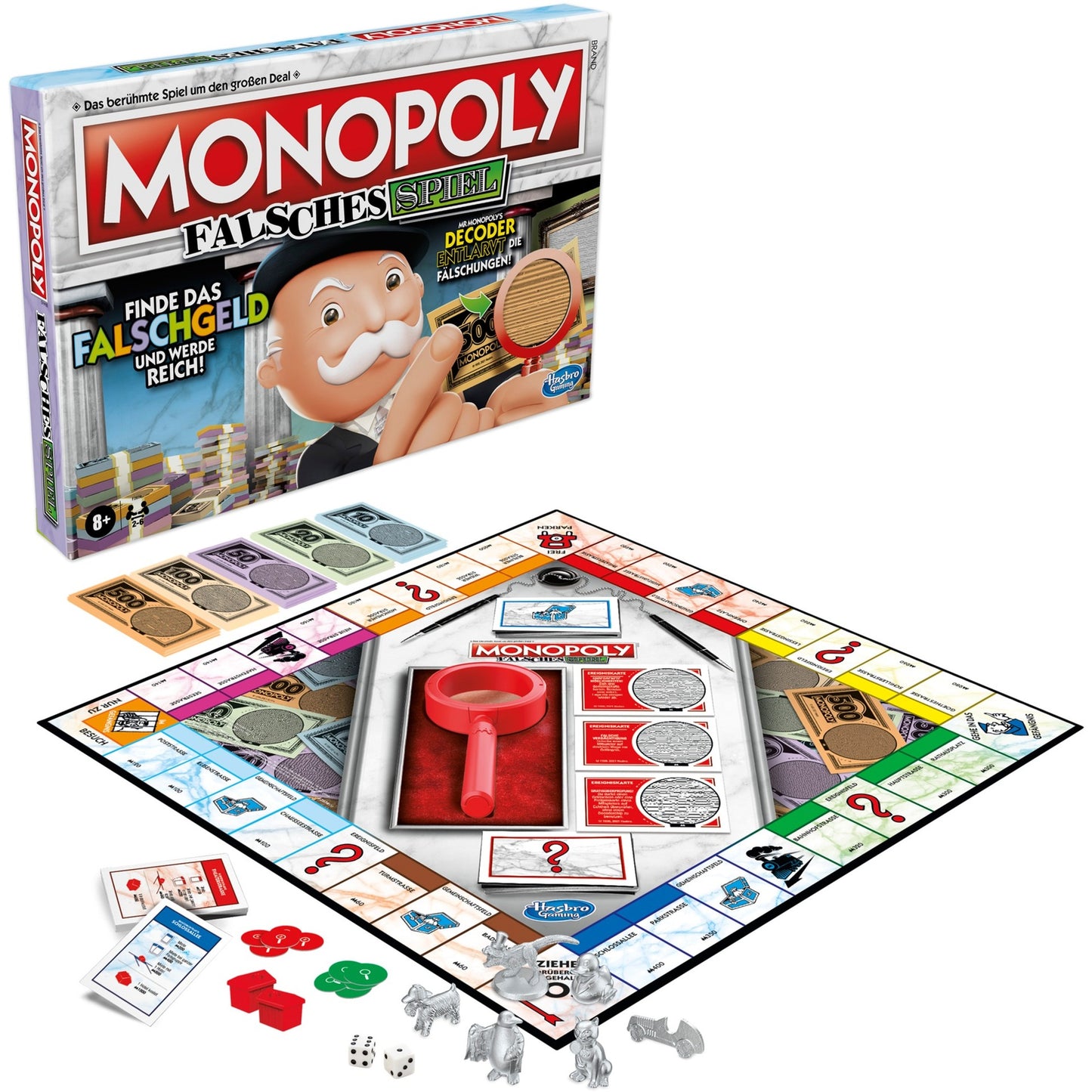 Hasbro Monopoly falsches Spiel, Brettspiel