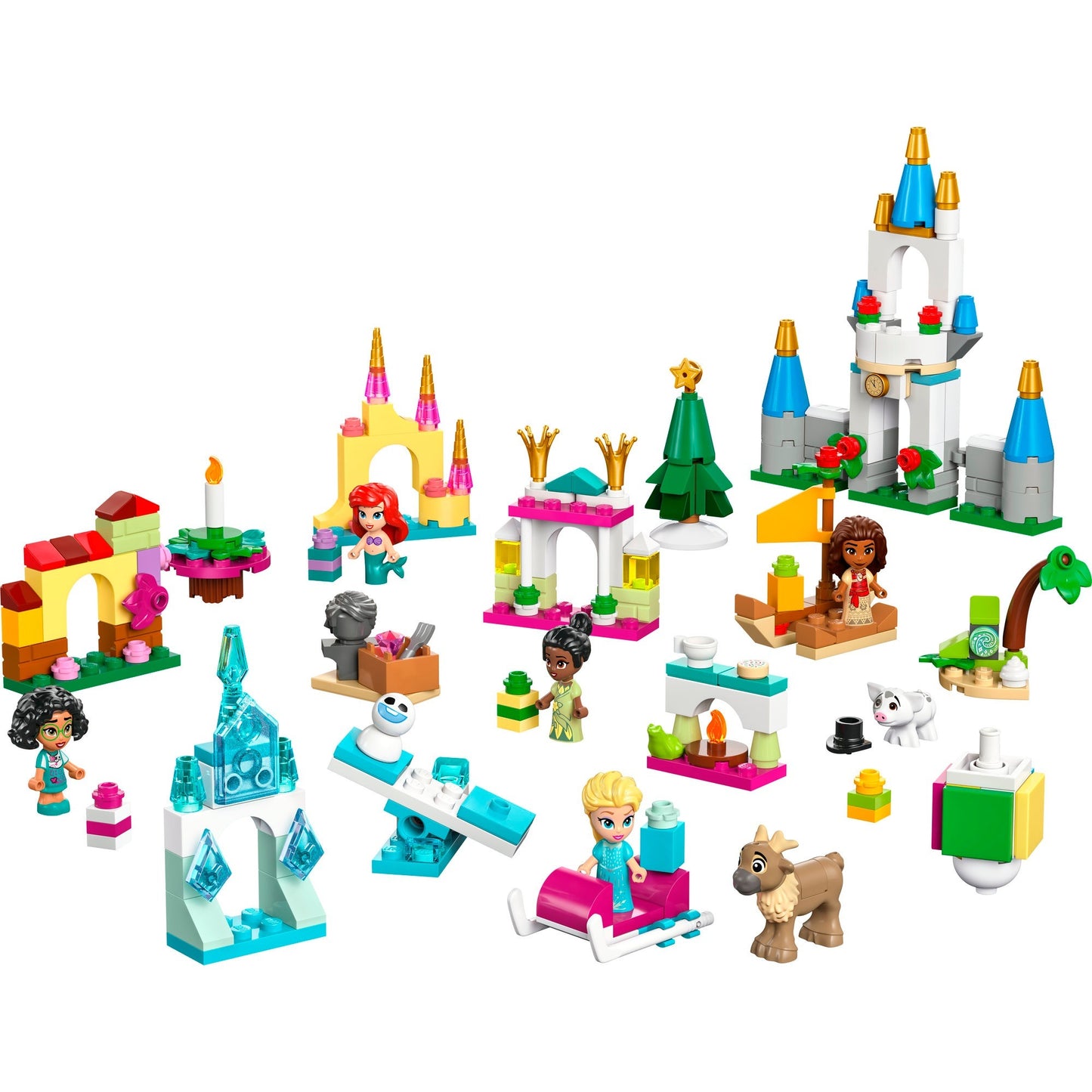 LEGO 43253 Disney Princess Adventskalender 2024, Konstruktionsspielzeug