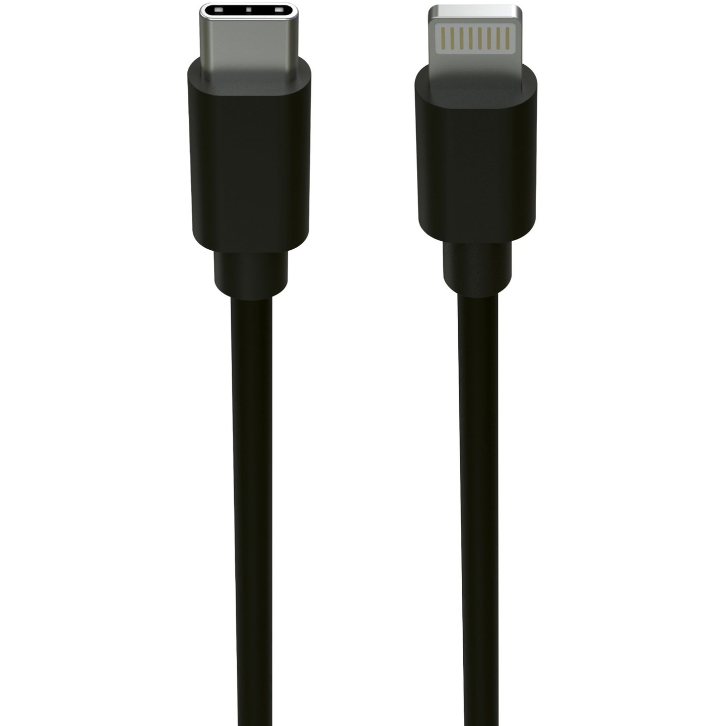 Ansmann USB 2.0 Adapterkabel, USB-C Stecker > Lightning Stecker (schwarz, 2 Meter, Laden mit bis zu 60 Watt)