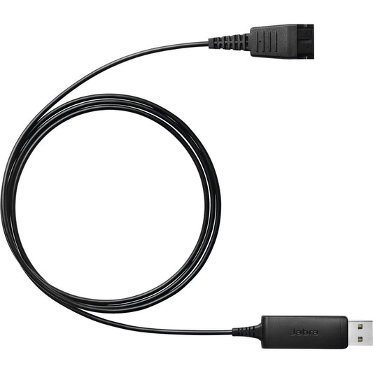 Jabra LINK 230 USB Adapter, USB-A Stecker > QD Stecker (schwarz)