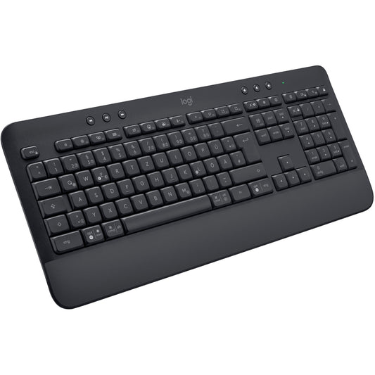 Logitech Signature K650 (graphit, DE-Layout, Logi Bolt, Bluetooth, für Windows/macOS/Chrome OS/Linux/iPadOS/Android)