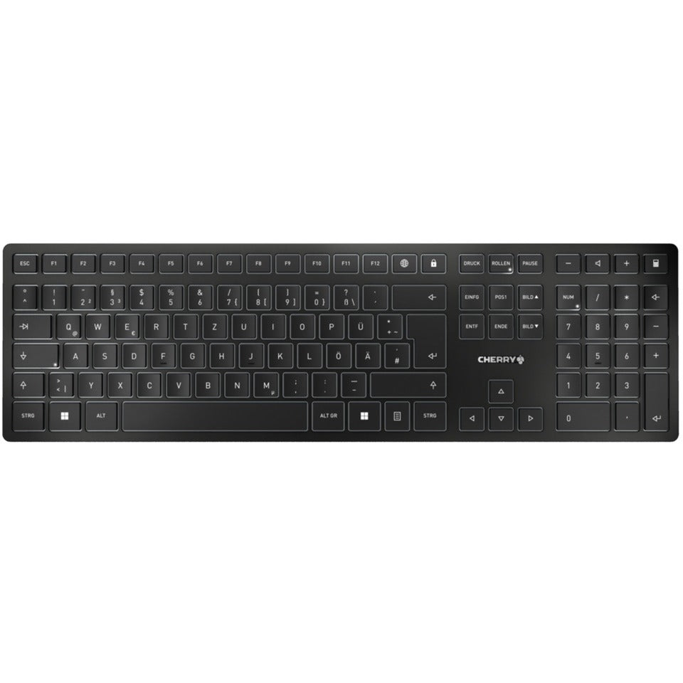 Cherry KW 9100 SLIM (schwarz, DE-Layout, Cherry SX-Scherentechnologie)