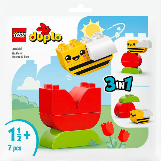 30686 DUPLO Mein erste Blume mit Biene, Konstruktionsspielzeug
