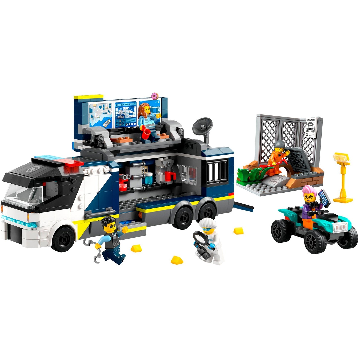 LEGO 60418 City Polizeitruck mit Labor, Konstruktionsspielzeug