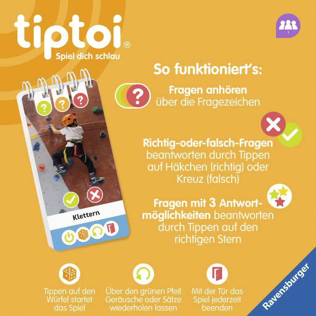 tiptoi Wieso? Weshalb? Warum? Quiz Sport, Lernbuch
