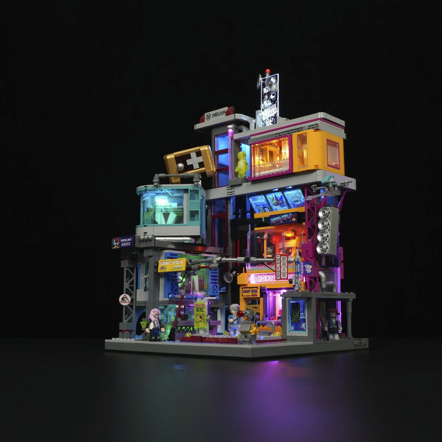 Cyberpunk Neoncity Gamestack, Konstruktionsspielzeug