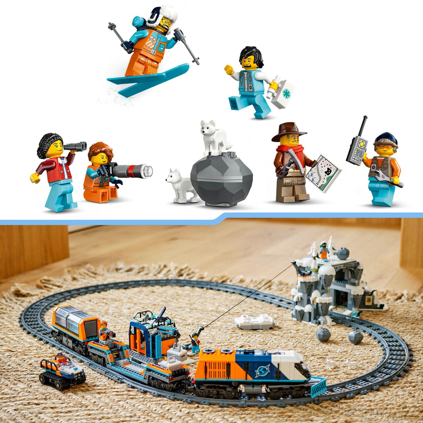 60470 City Arktis-Polarexpress, Konstruktionsspielzeug