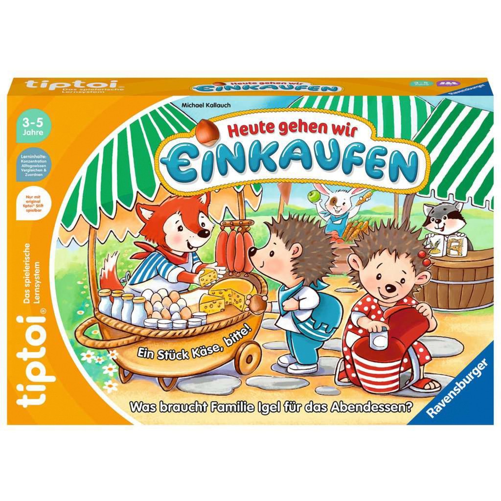 Ravensburger tiptoi Heute gehen wir einkaufen, Brettspiel