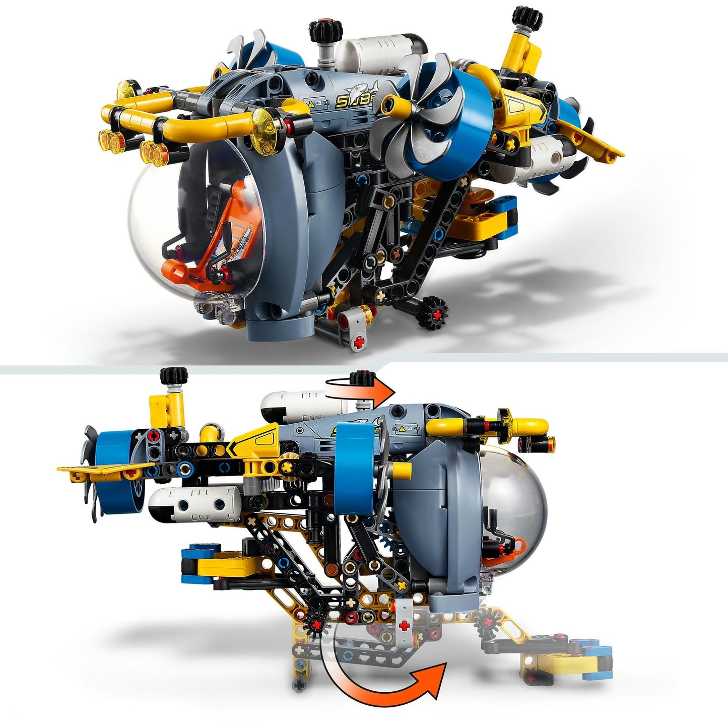 42201 Technic Tiefseeforscher U-Boot, Konstruktionsspielzeug