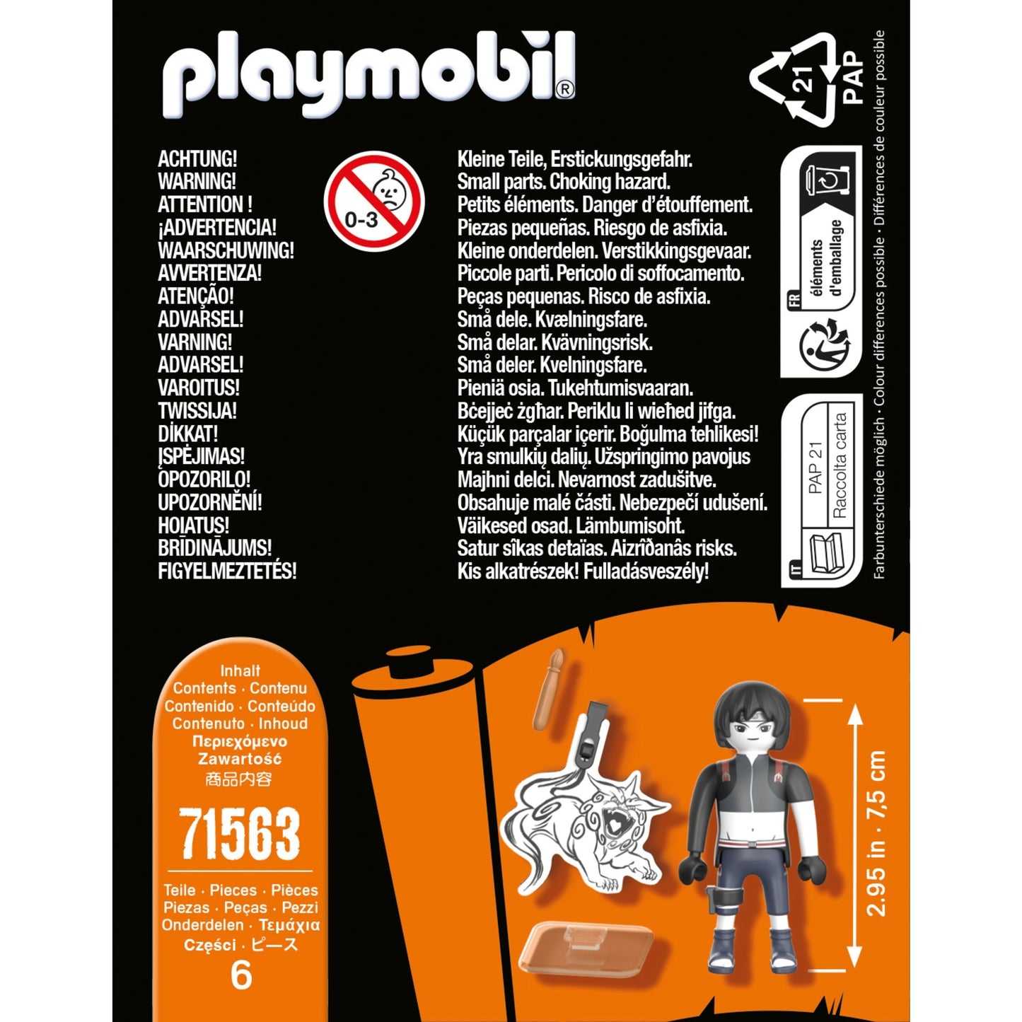 PLAYMOBIL 71563 Naruto Shippuden Sai, Konstruktionsspielzeug