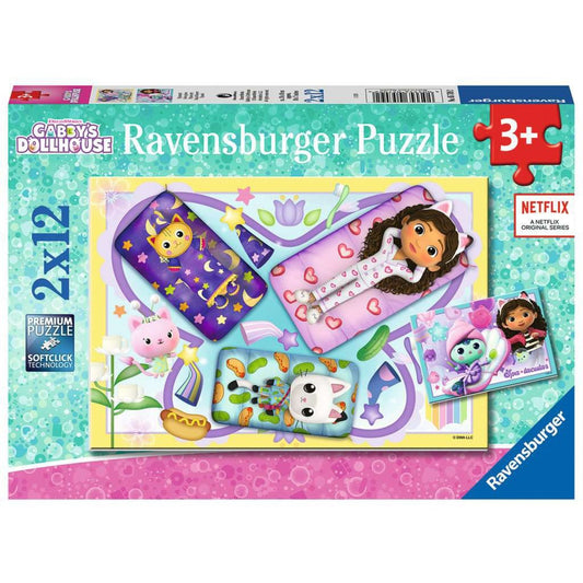 Ravensburger Kinderpuzzle Gabby's Dollhouse (2x 12 Teile)