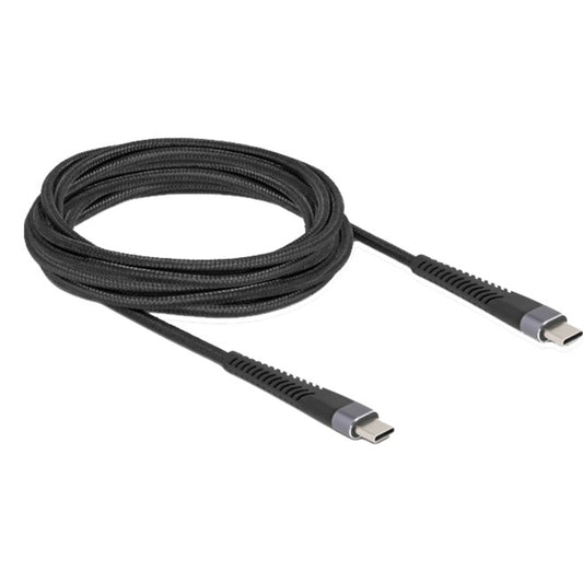 USB 2.0 Kabel, USB-C Stecker > USB-C Stecker mit verlängertem Knickschutz