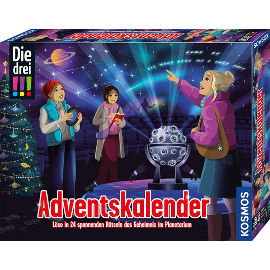Die drei !!! Adventskalender 2025, Experimentierkasten