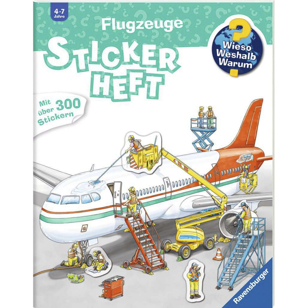 Wieso? Weshalb? Warum? Stickerheft - Flugzeuge, Lernbuch