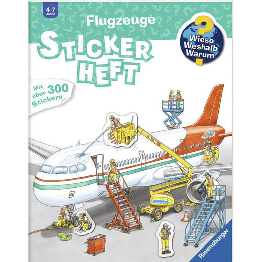 Wieso? Weshalb? Warum? Stickerheft - Flugzeuge, Lernbuch