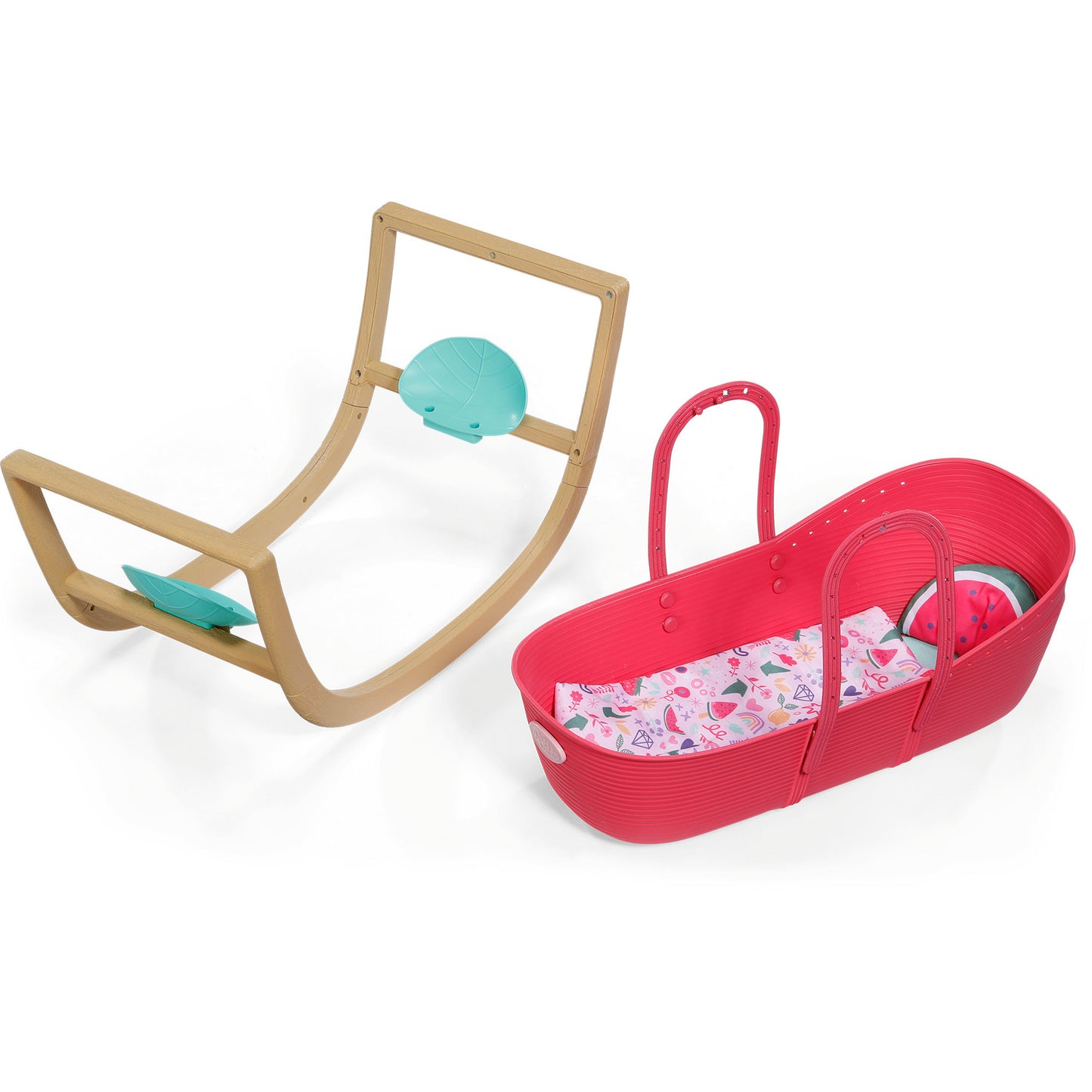 BABY born 3 in 1 Wiege Pinplay, Puppenmöbel