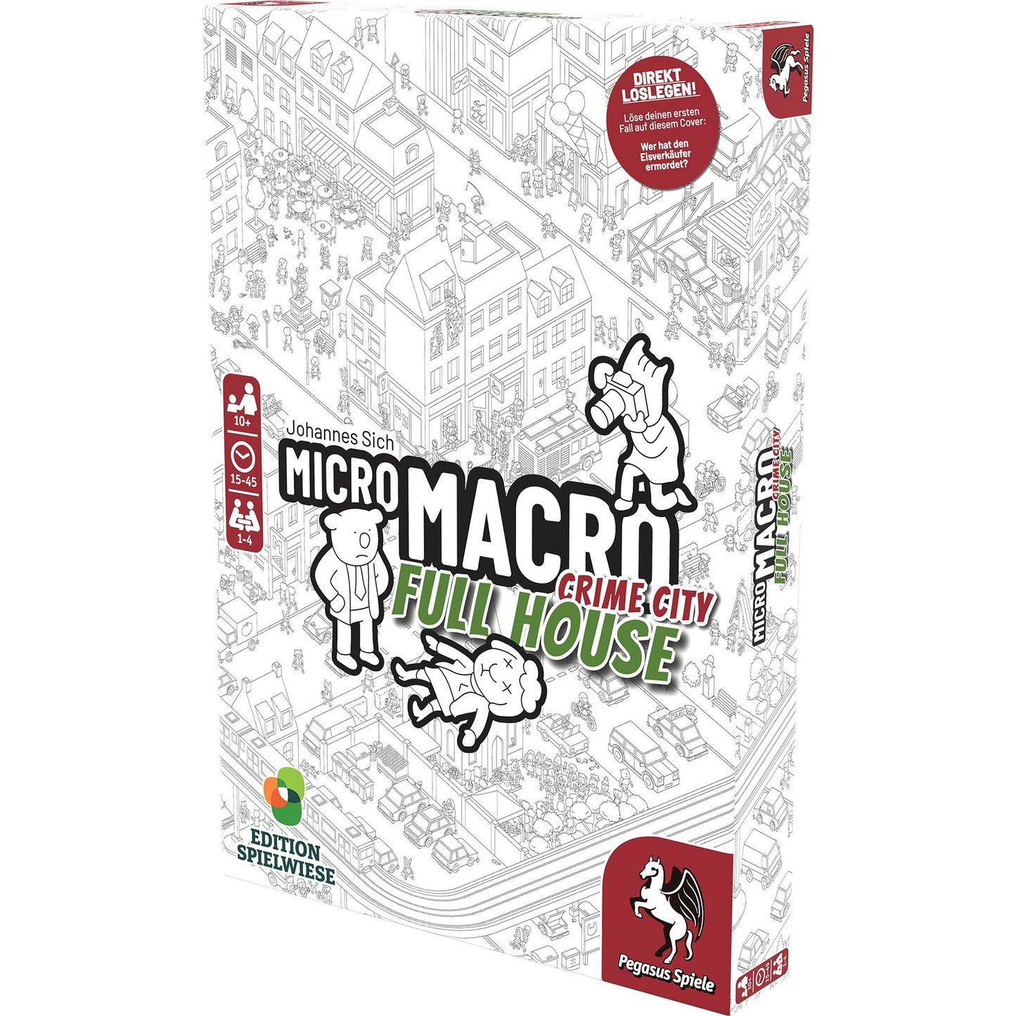 Pegasus MicroMacro: Crime City 2 – Full House, Brettspiel