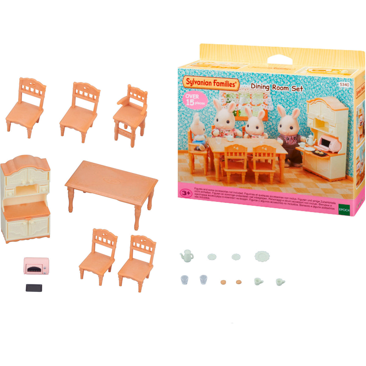 Sylvanian Families - Landhaus Esszimmer, Konstruktionsspielzeug