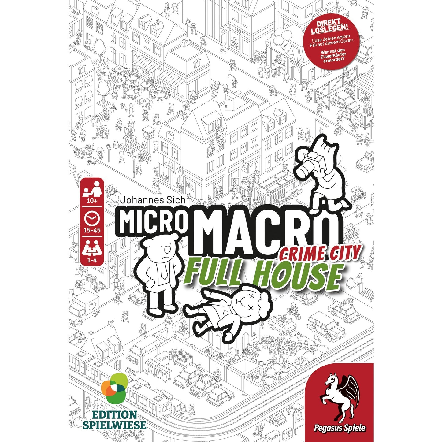 Pegasus MicroMacro: Crime City 2 – Full House, Brettspiel