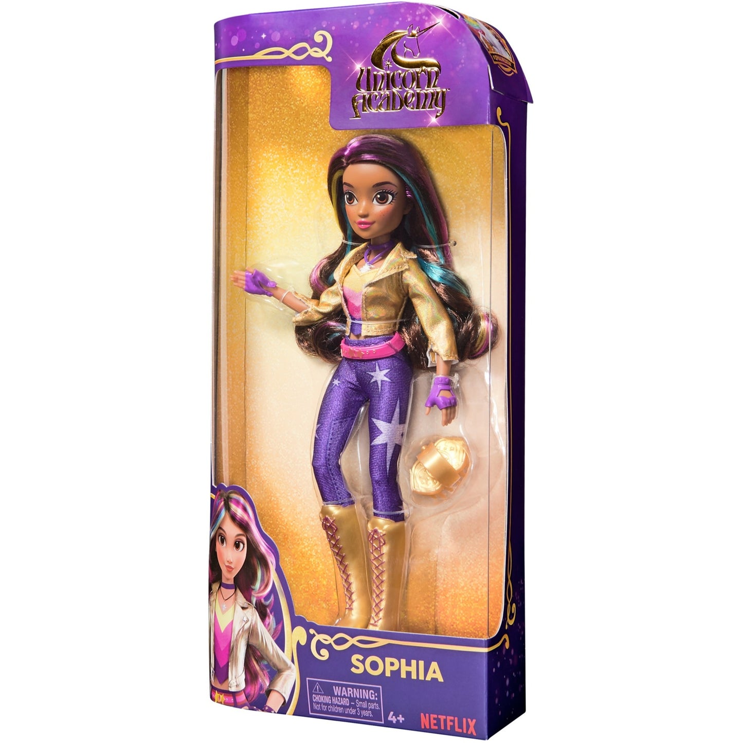 Spinmaster Unicorn Academy - Ankleidepuppe Sophia