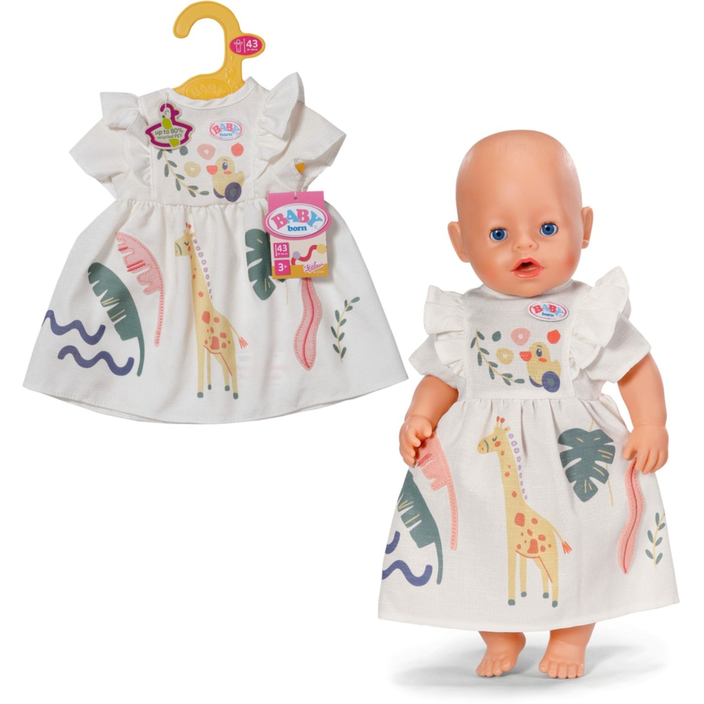 BABY born Kleid Giraffe 43cm, Puppenzubehör