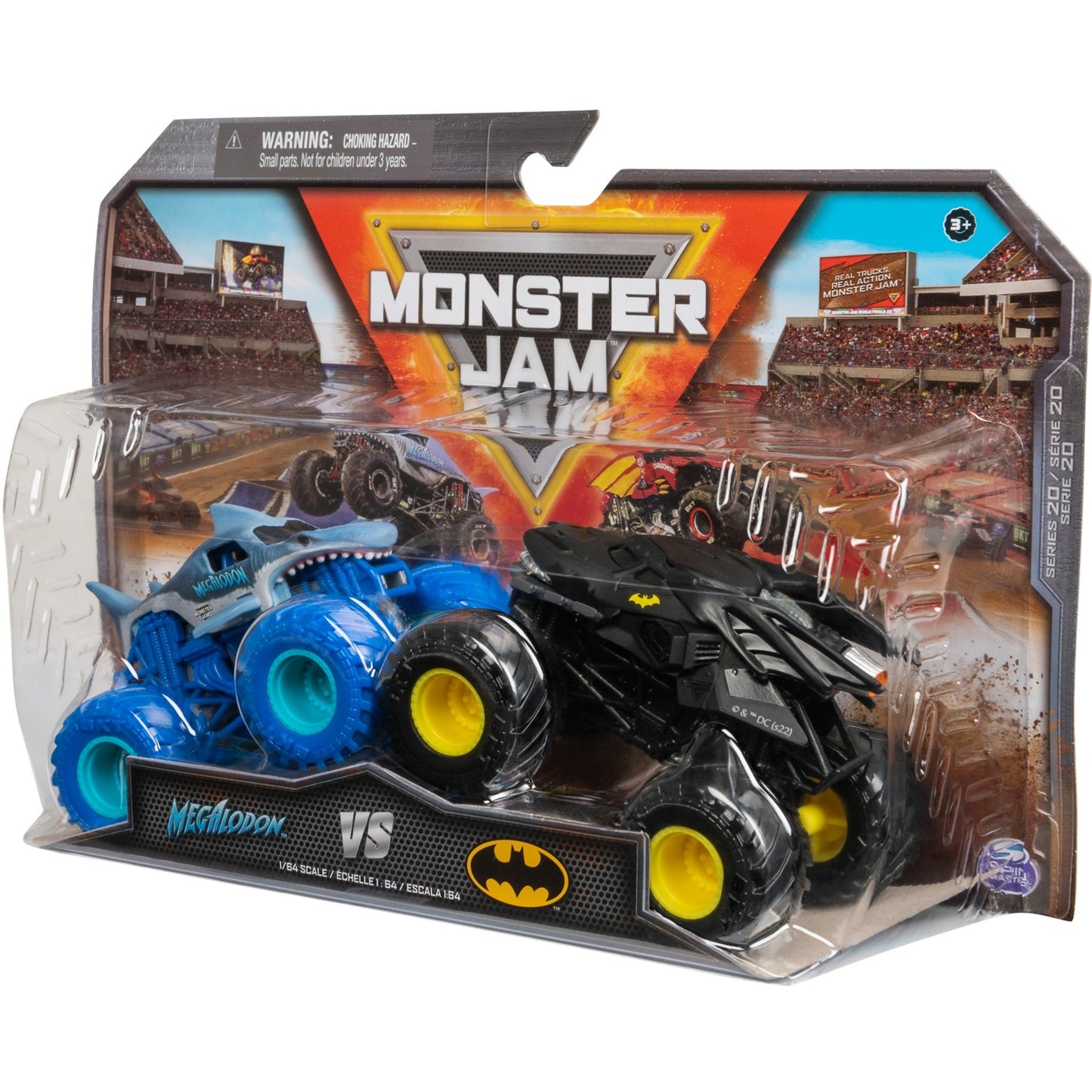 Spin Master Monster Jam - Batmobil vs. Megalodon, Spielfahrzeug