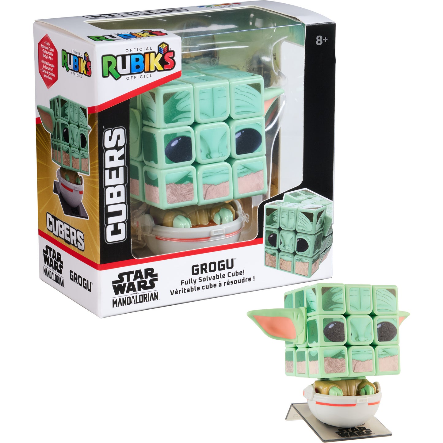 Rubik's - Cubers 3x3 Grogu, Geschicklichkeitsspiel