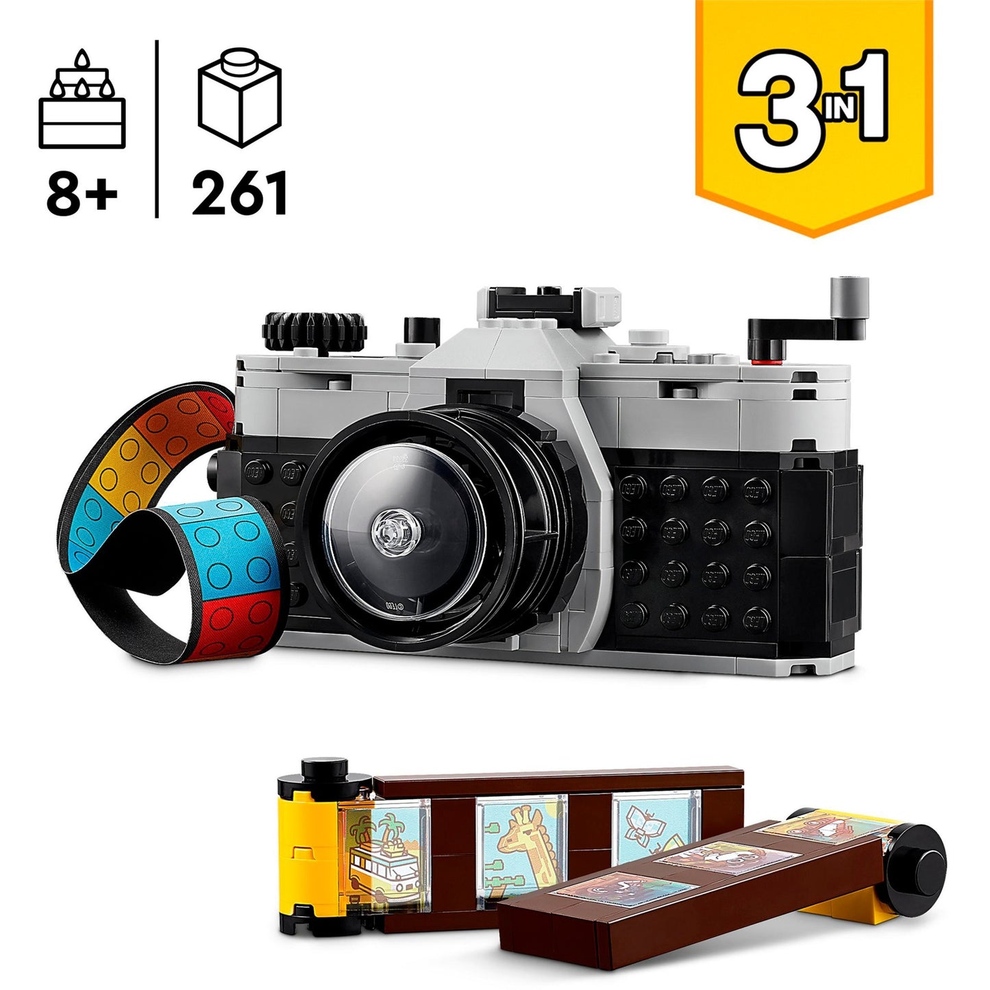 LEGO 31147 Creator 3-in-1 Retro Kamera, Konstruktionsspielzeug