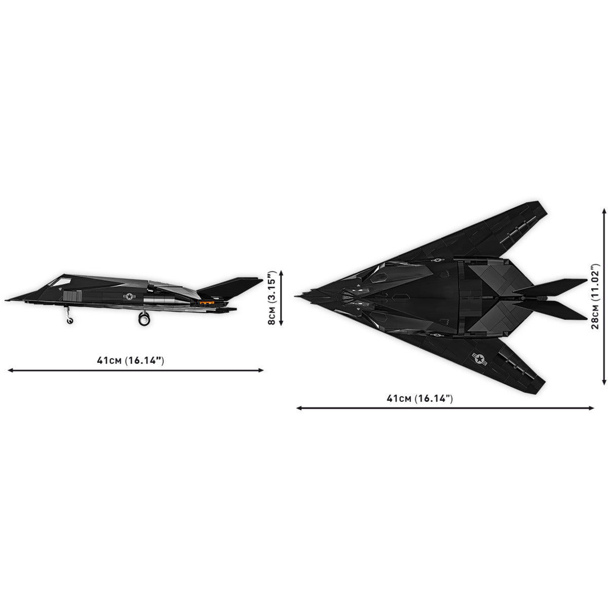 Lockheed F-117 Nighthawk, Konstruktionsspielzeug