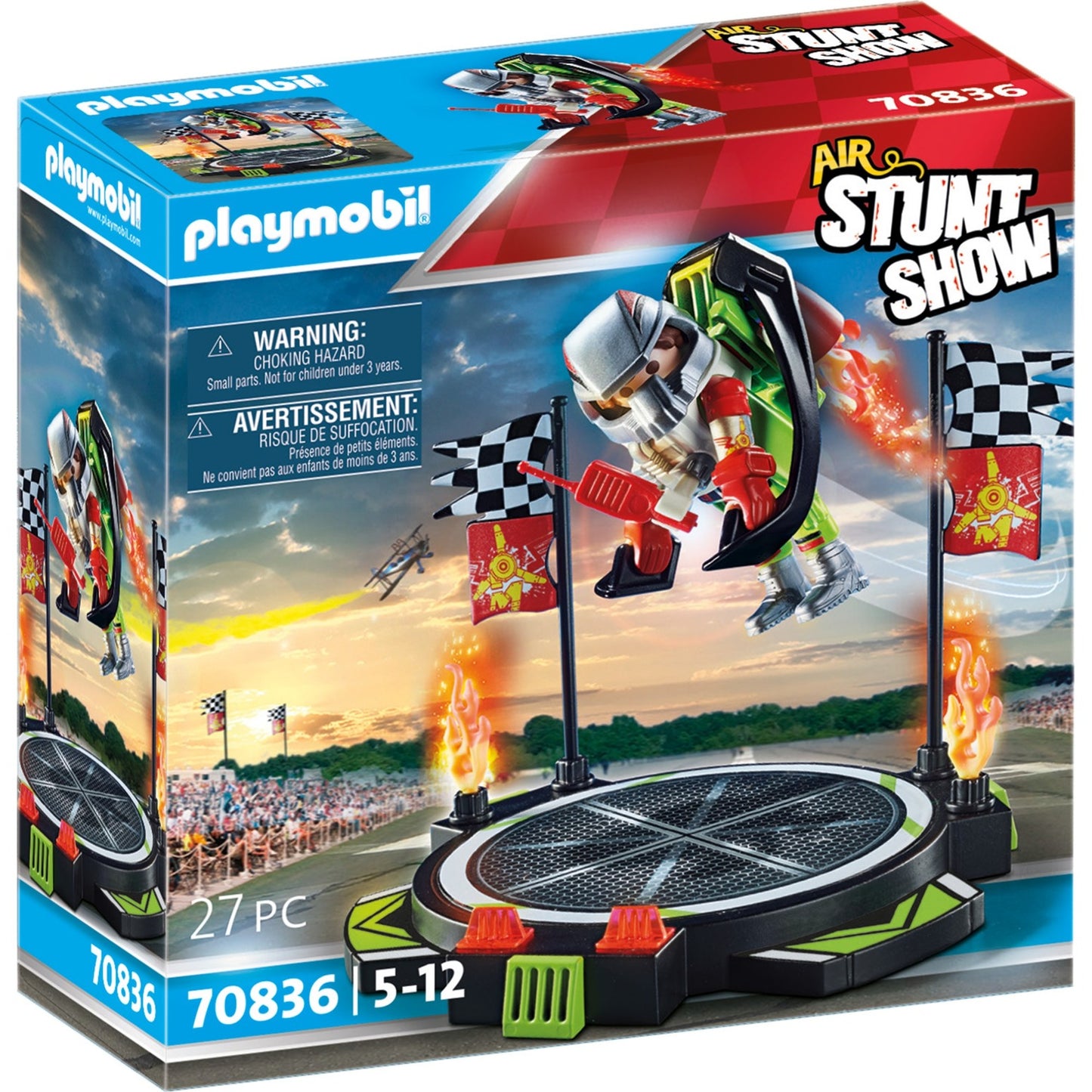 PLAYMOBIL 70836 Air Stuntshow Jetpack-Flieger, Konstruktionsspielzeug