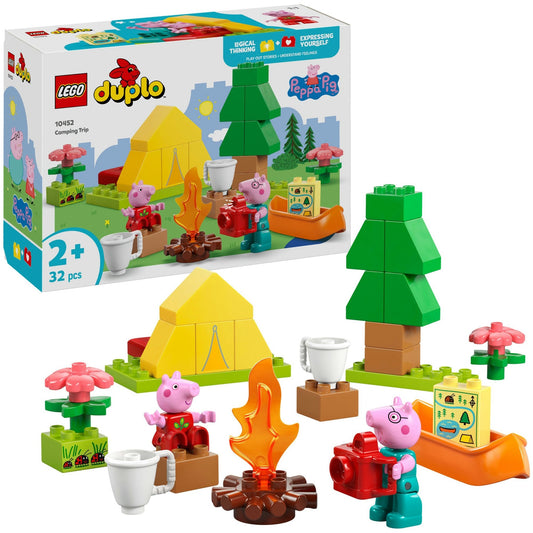 10452 DUPLO Peppa Wutz Campingausflug, Konstruktionsspielzeug