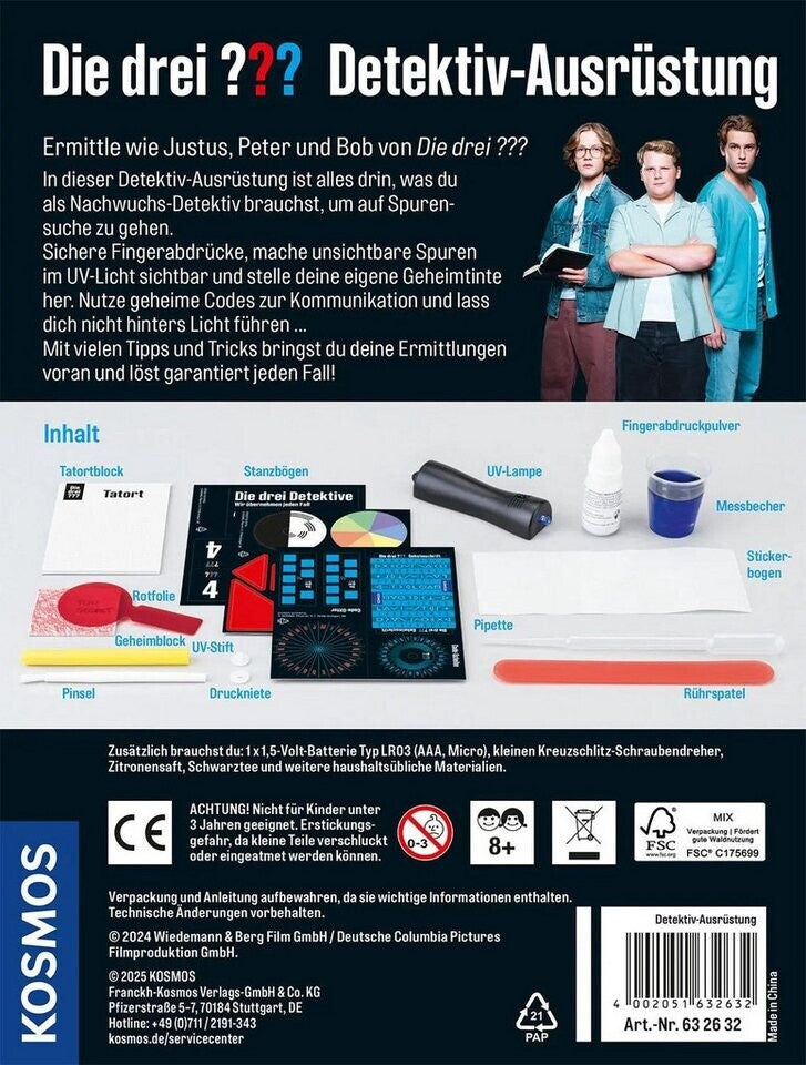 Kosmos Die drei ??? und der Karpatenhund - Detektiv-Ausrüstung