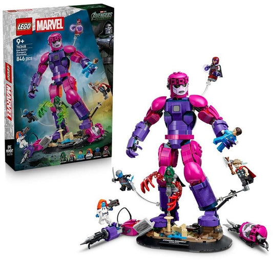 76348 Marvel Super Heroes Legendärer Showdown Avengers: Doomsday, Konstruktionsspielzeug