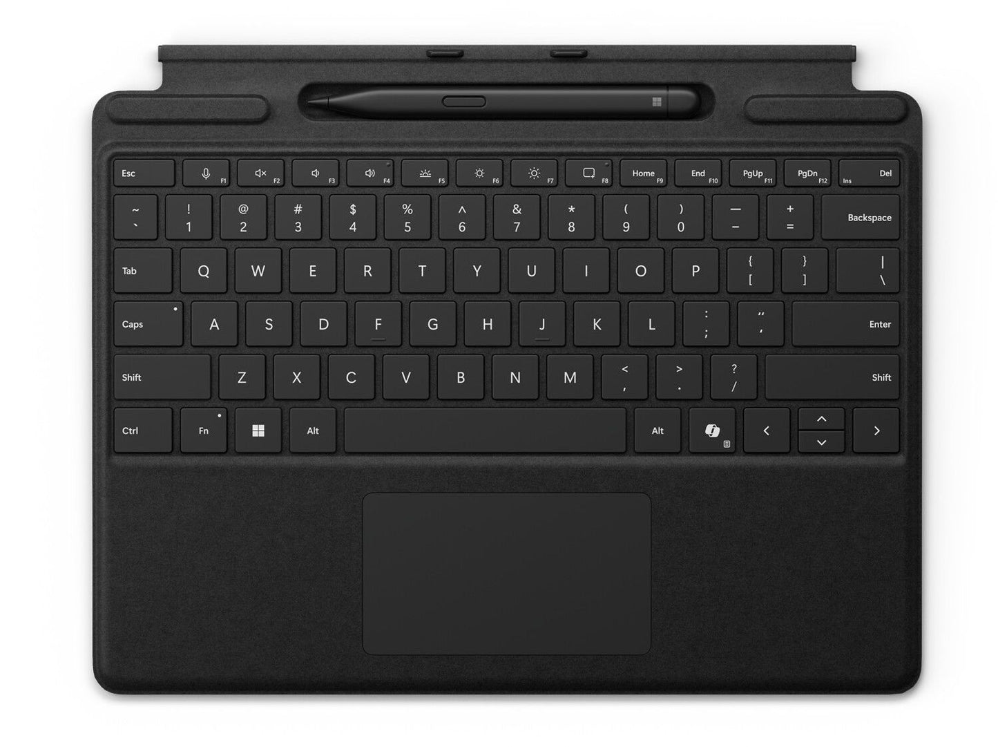 Microsoft Surface Pro Keyboard mit Stiftaufbewahrung for Business (schwarz, DE-Layout, für Surface Pro 10/9/8/X for Business, inkl. Surface Slim Pen 2)