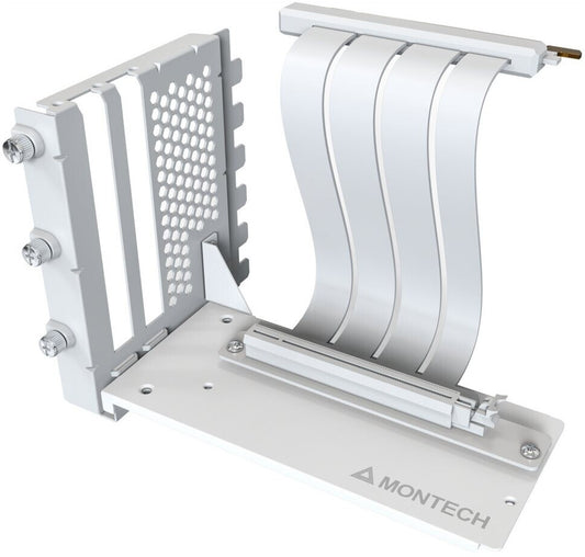 Montech Vertikales GPU Mounting Kit, PCIe 4.0 Riser-Kabel (weiss, 20cm)