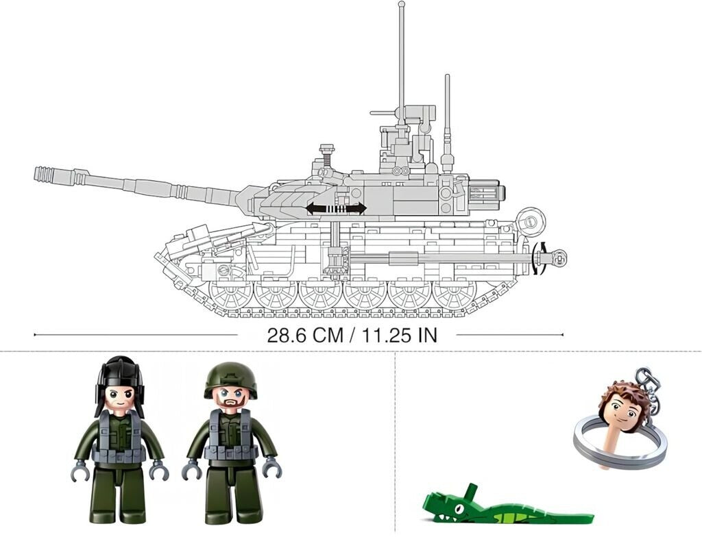 ModelBricks T90MS Kampfpanzer, Konstruktionsspielzeug