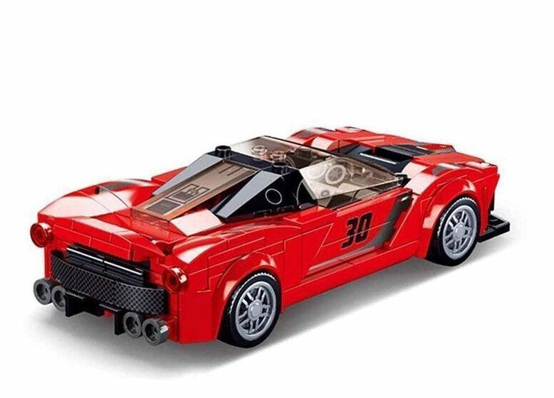 ModelBricks Roter italienischer Sportwagen, Konstruktionsspielzeug