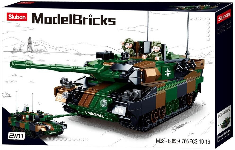 ModelBricks Leopard 2A5 Kampfpanzer, Konstruktionsspielzeug