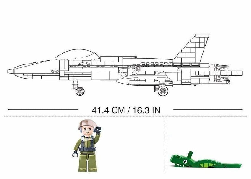 ModelBricks F/A-18E Super Bumblebee, Konstruktionsspielzeug