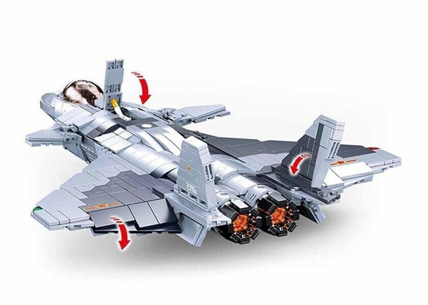 ModelBricks J20 Mighty Dragon Fighter, Konstruktionsspielzeug