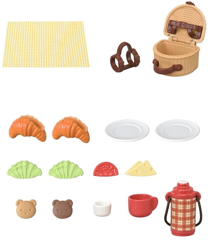 Sylvanian Families - Biscuit Bären Geschwister Picknickspass, Konstruktionsspielzeug