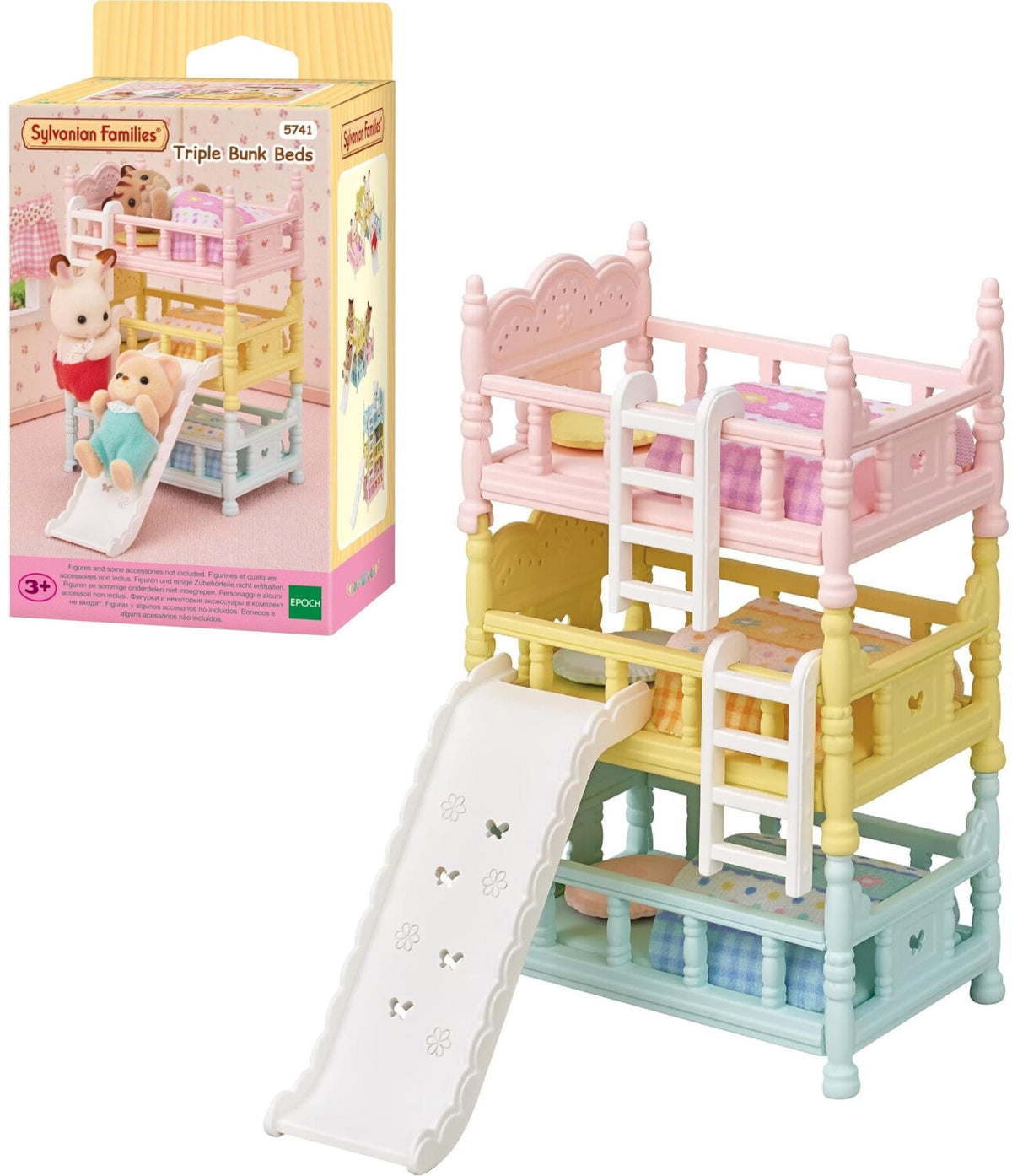 Sylvanian Families - Dreistöckiges Babyhochbett, Konstruktionsspielzeug