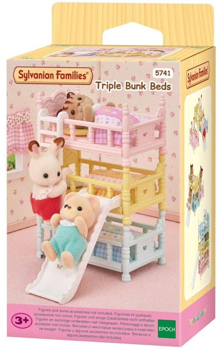 Sylvanian Families - Dreistöckiges Babyhochbett, Konstruktionsspielzeug