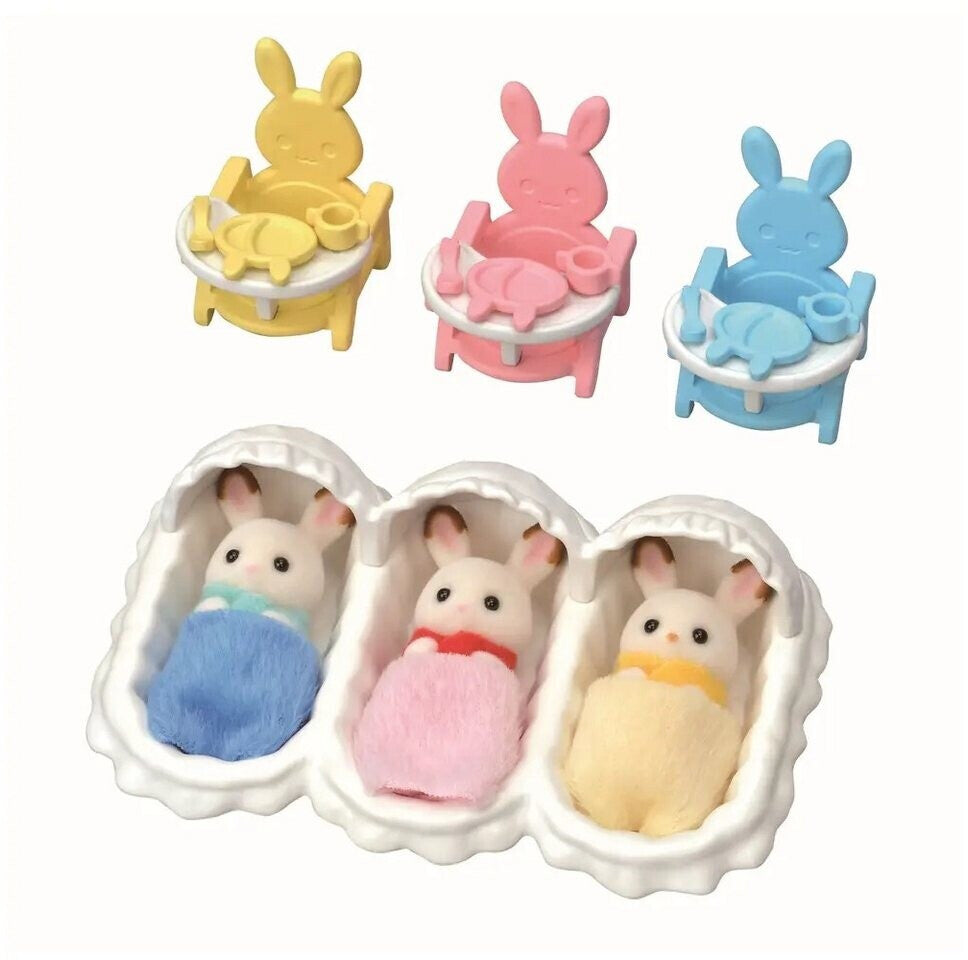 Sylvanian Families - Erstausstattung für Drillinge, Konstruktionsspielzeug