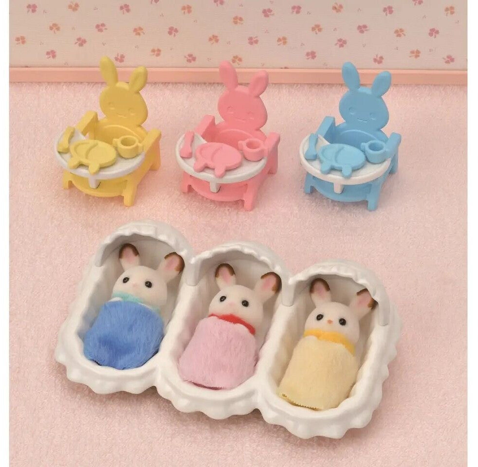 Sylvanian Families - Erstausstattung für Drillinge, Konstruktionsspielzeug