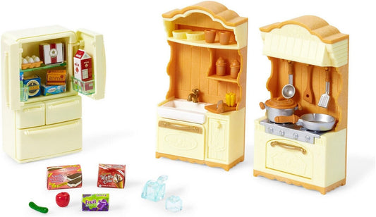 Sylvanian Families - Landhaus Küche mit Kühlschrank, Konstruktionsspielzeug