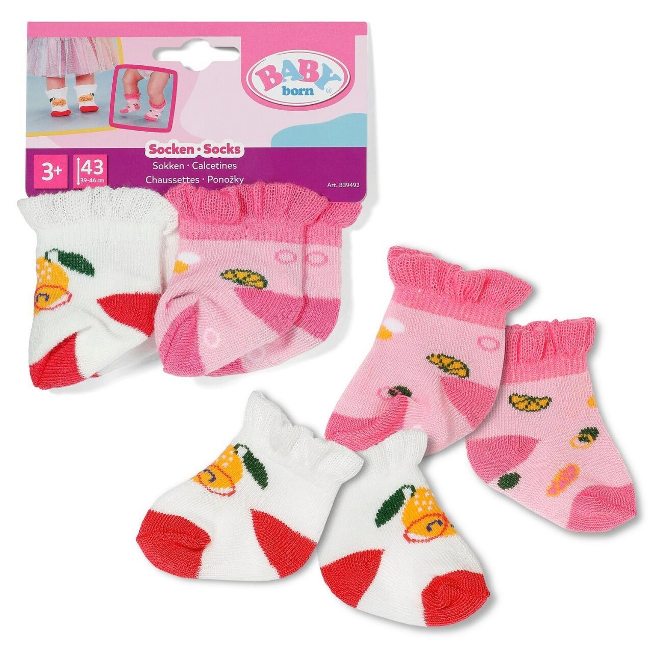 BABY born Socken 2 Paar 43cm, Puppenzubehör
