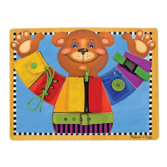 Melissa & Doug - Ich zieh mich an Tafel, Geschicklichkeitsspiel